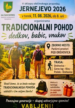 DU Šentjernej - pohod dedkov in babic